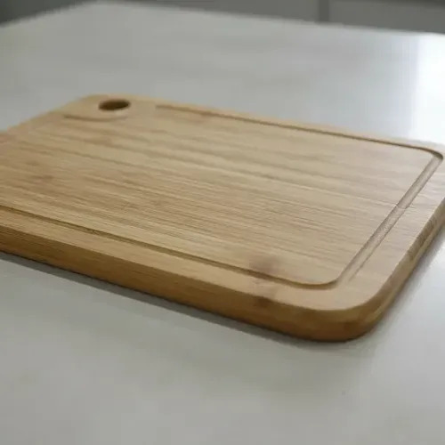 Pack 3 Tabla De Picar Bambú Rectangulares Cocina Mlxl Lisa Marrón