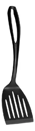 Espátula De Plástico Para Cocina Nylon Preto Sanremo Ideal Para Teflon Negro