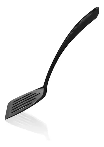 Espátula De Plástico Para Cocina Nylon Preto Sanremo Ideal Para Teflon Negro
