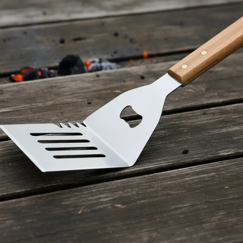 Set Asado 17 Piezas Parrillero Tela Cuchillo Tabla Espatula