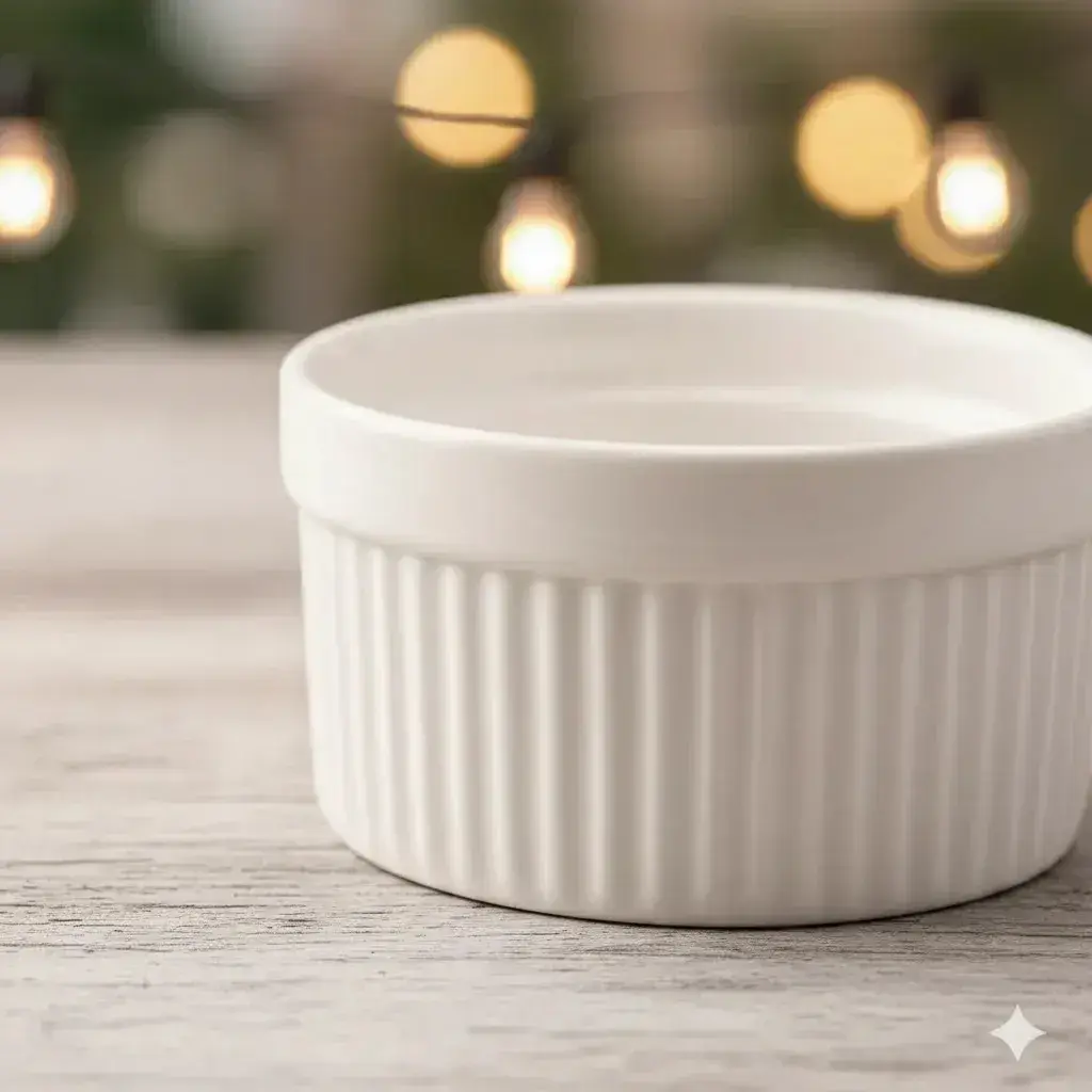 Pack 2 Copetinero Porcelana 10 X 6 Cm Apto Horno