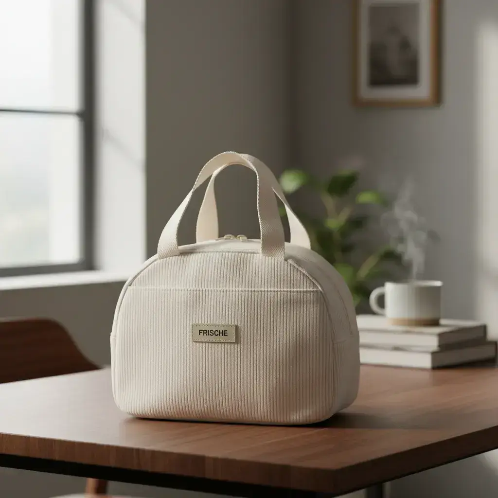 Lunchera Térmica Corderoy Bolso Vianda Kawaii Varios Motivos