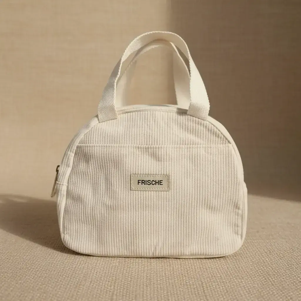 Lunchera Térmica Corderoy Bolso Vianda Kawaii Varios Motivos