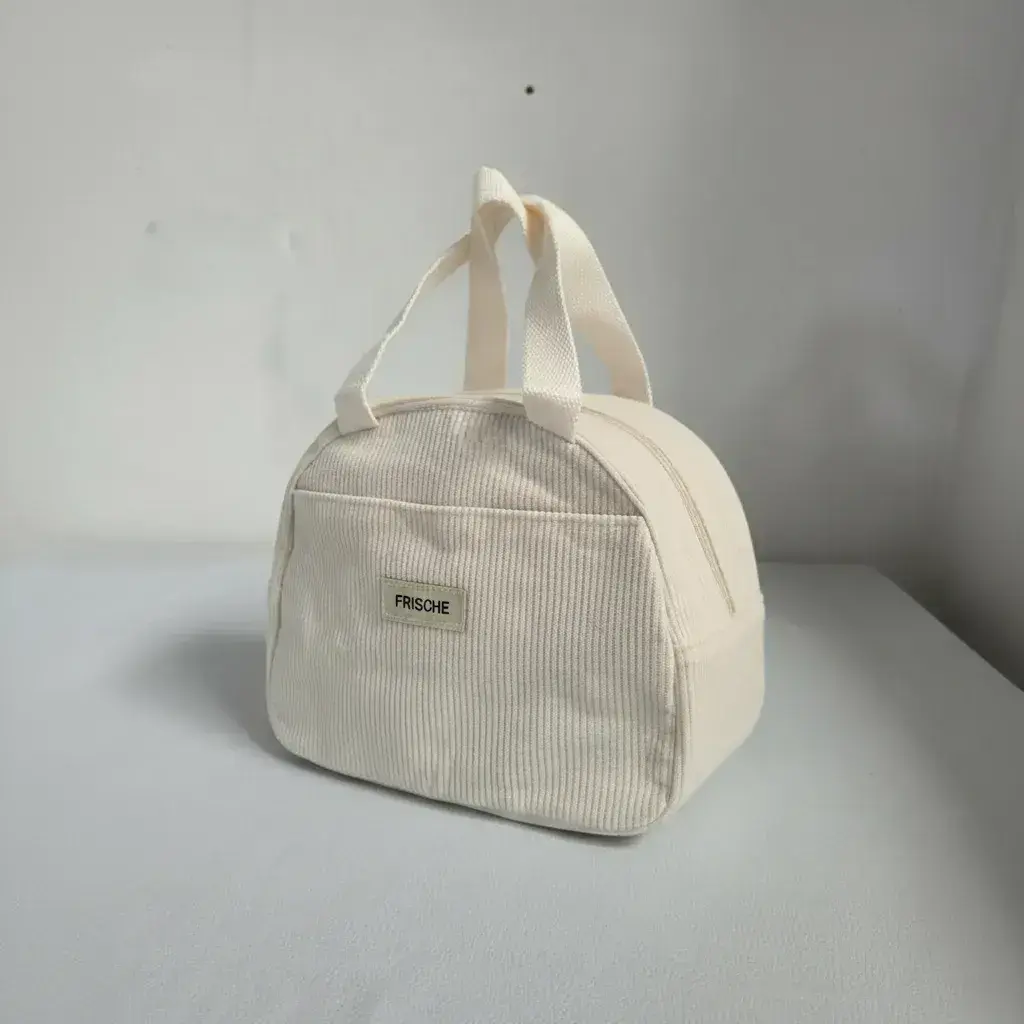 Lunchera Térmica Corderoy Bolso Vianda Kawaii Varios Motivos