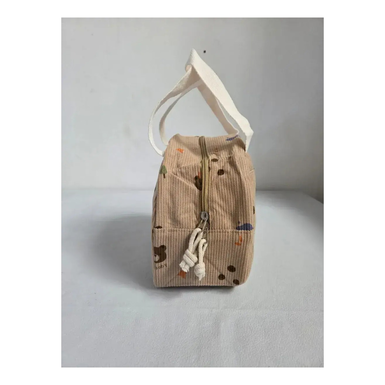 Lunchera Térmica Corderoy Bolso Vianda Kawaii Varios Motivos