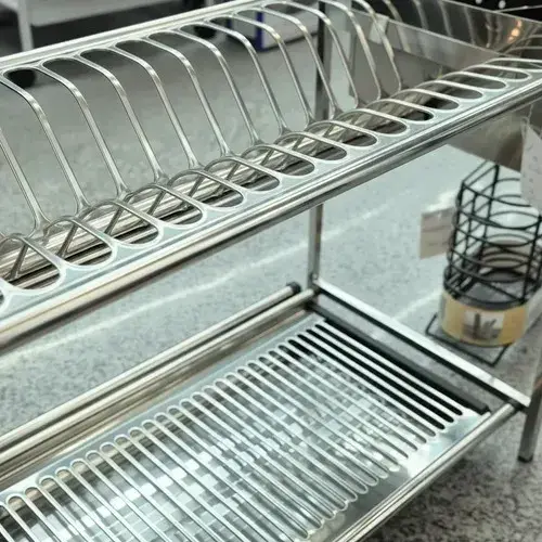 Escurridor Platos Vasos Cubiertos Acero Inoxidable Garantia Recto