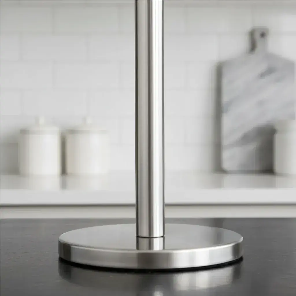 Porta Rollo De Cocina Papel Servilletero Mesa Acero Inox