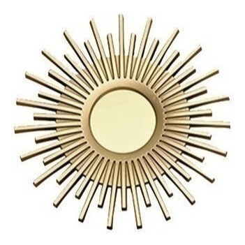 Espejo Dorado Decoración 25 Cm