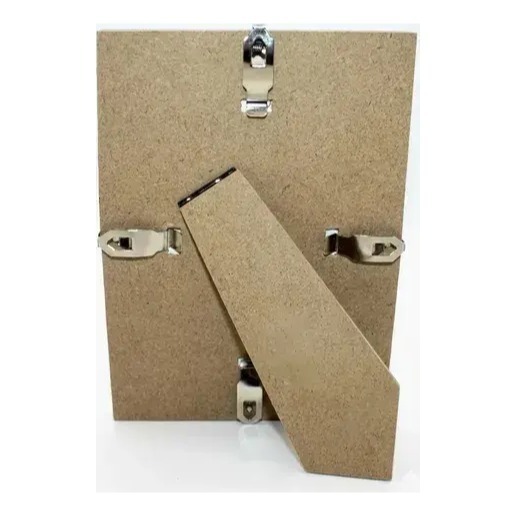 Porta Retrato Clip Con Vidrio Y Pie Varias Medidas