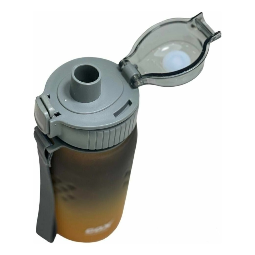 Botella Deportiva Gox 750ml Combinada Naranja Gris Agua