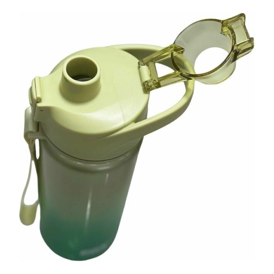 Botella Deportiva Gox 750ml Verde Amarilla Agua Gym