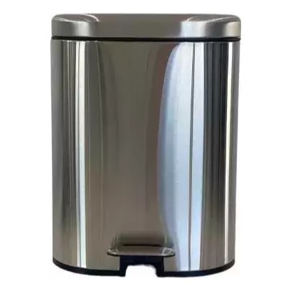 Cesto De Basura Rectangular Acero Inoxidable 12 Litros
