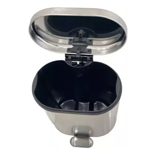 Cesto De Basura Rectangular Acero Inoxidable 12 Litros