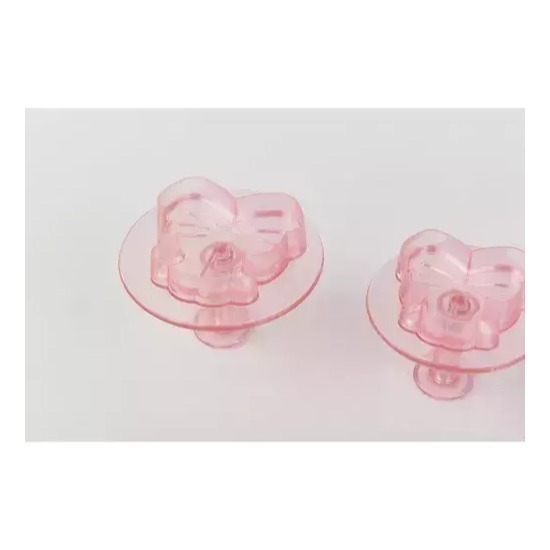 Set 5 Pcs Cortante Plástico de reposteria Moño Embolo Fondant