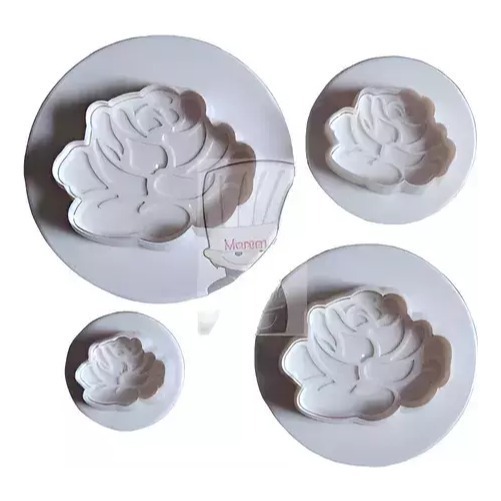Cortador De Émbolo Rosas Porcelana Fría Repostería Galletas