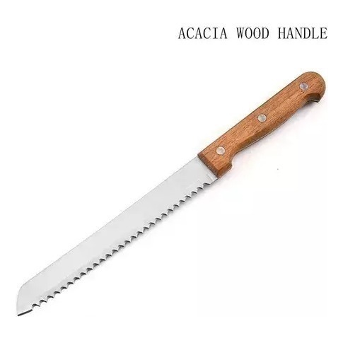 Cuchillo Serrucho Pan Madera 20 Cm