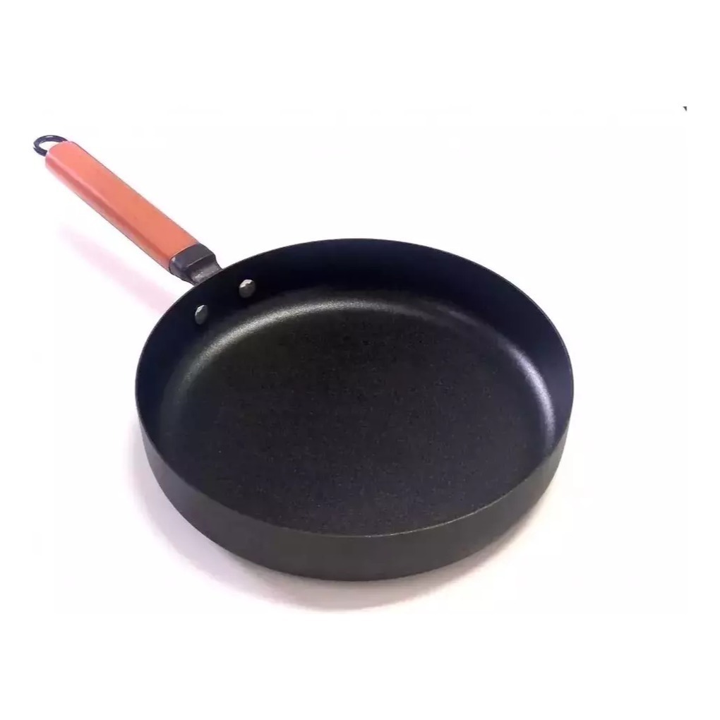 Sarten Aluminio Teflon Antiadherente 26cm Mango Madera Negro
