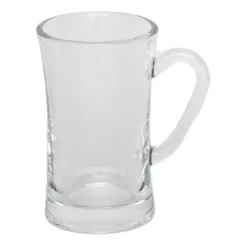 Jarrito Pocillo Taza Mug Vidrio Cafe Te Con Asa 128 Ml
