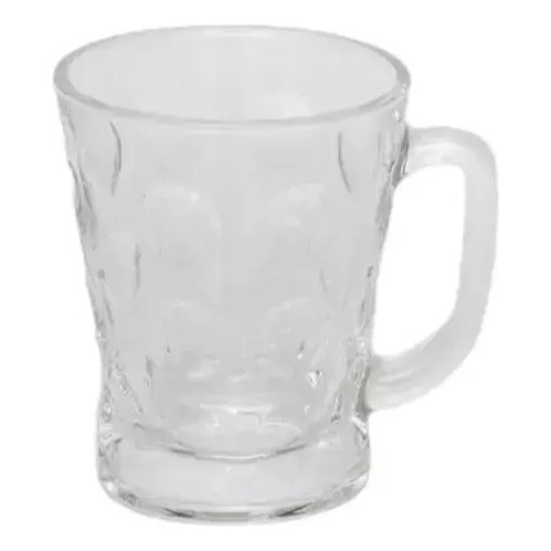 Jarrito Pocillo Taza Mug Vidrio Cafe Te Con Asa 230 Ml