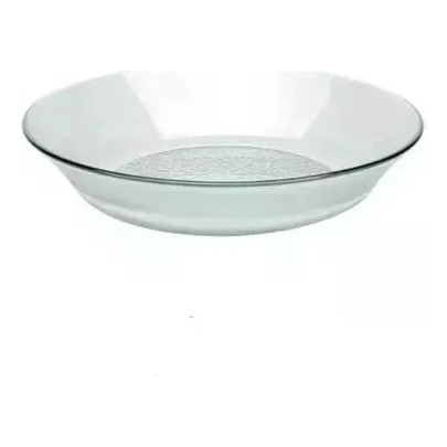 Plato Hondo Rigolleau Acquamarine Flint vidrio