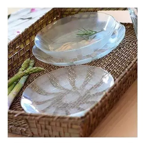 Plato Hondo 20 Cm Galaxia Flint Rigolleau Vidrio