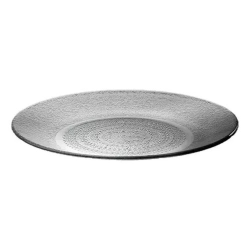 Plato Playo Vidrio Rigolleau Acquamarine 23 Cm
