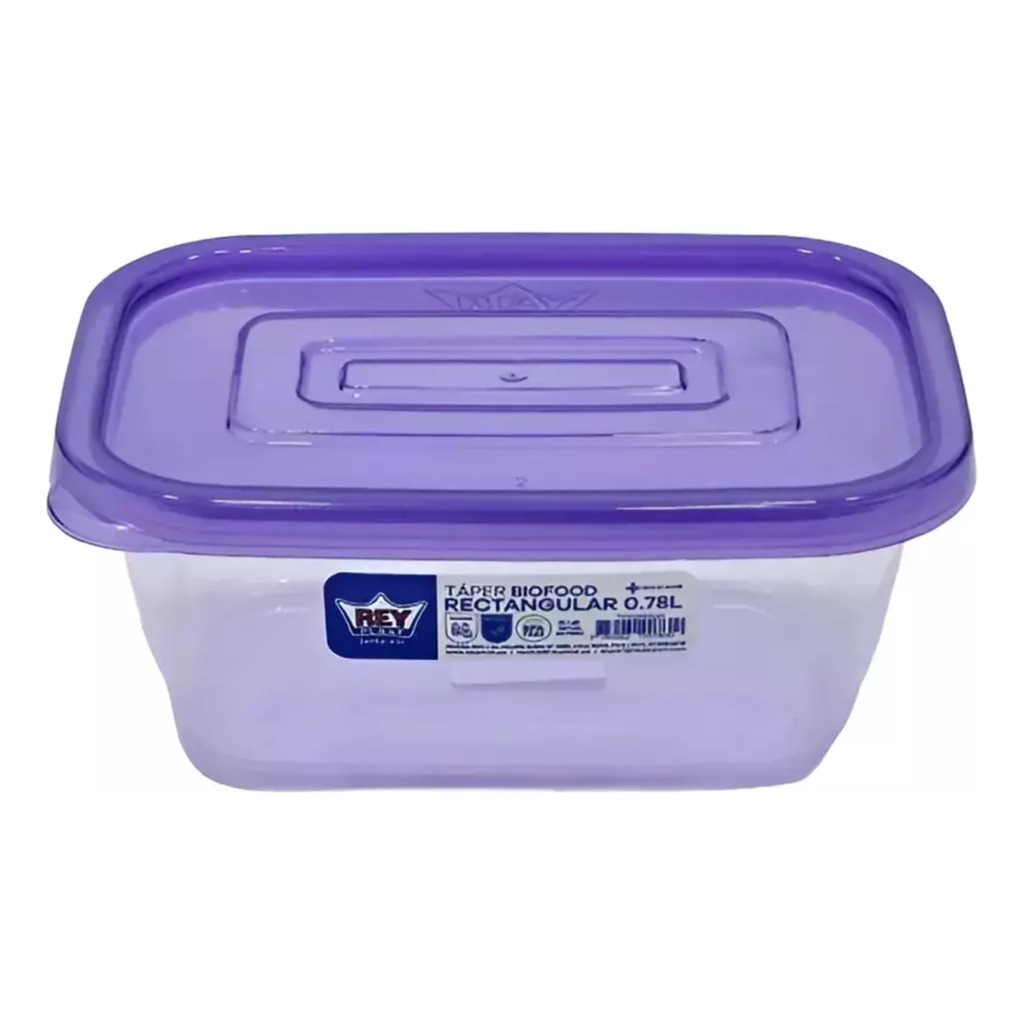 Hermético Rectangular Tuper 780 Ml Reyplast