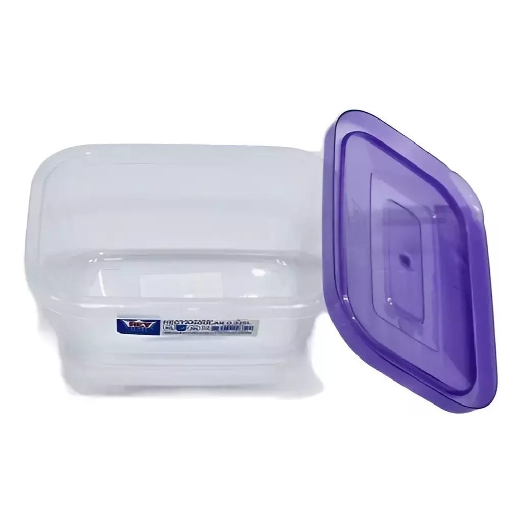 Hermético Rectangular Tuper 325 Ml Reyplast