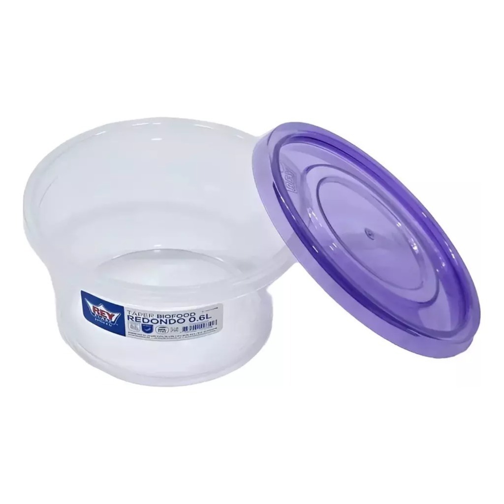 Hermético Redondo Tuper 600 Ml Reyplast