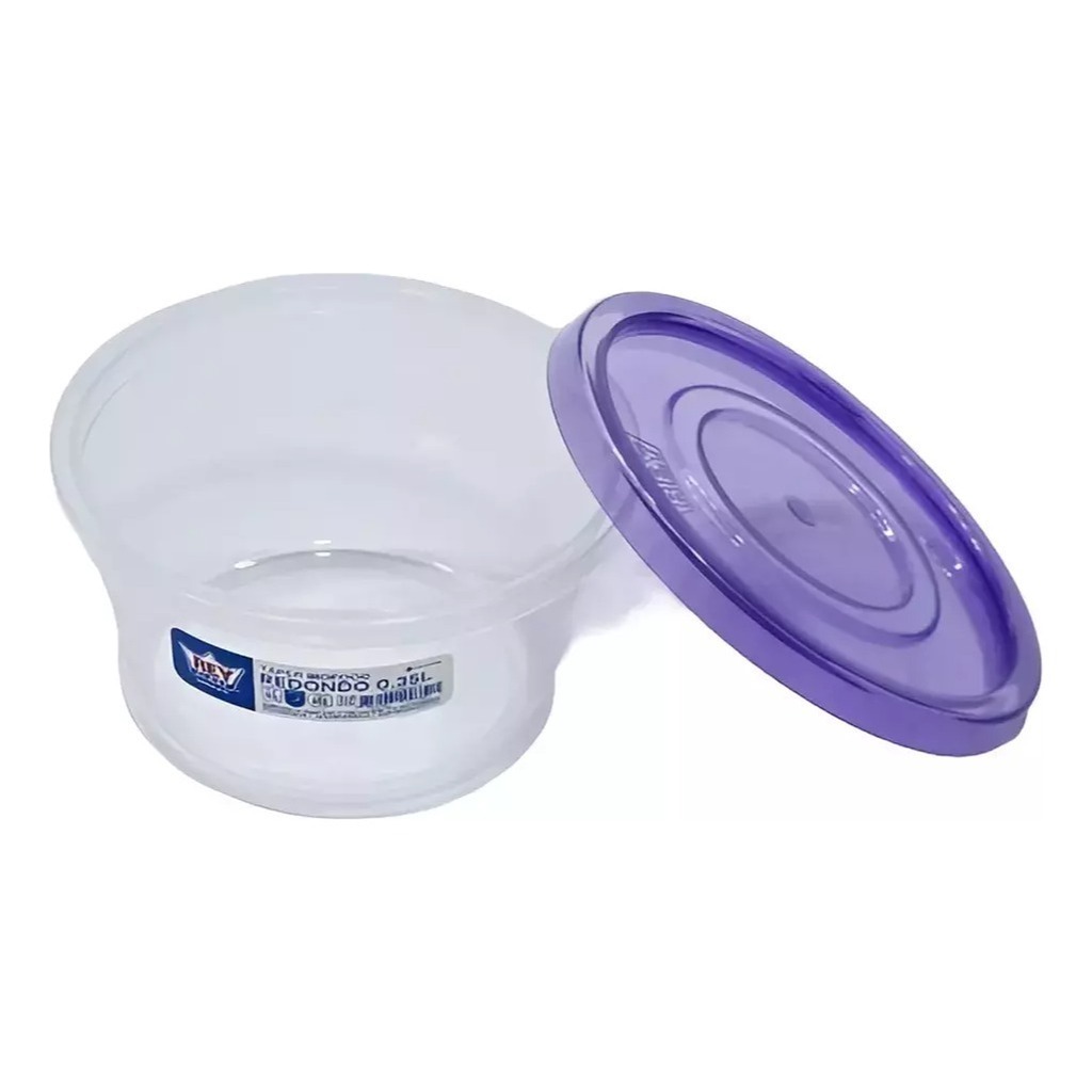 Hermético Redondo Tuper 350 Ml Reyplast