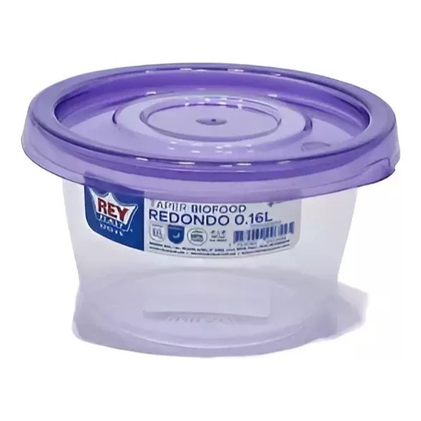 Hermético Redondo Tuper 160 Ml Reyplast