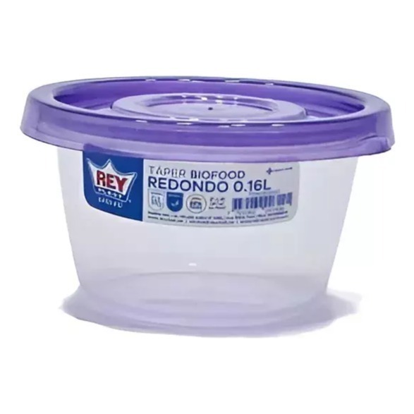 Hermético Redondo Tuper 160 Ml Reyplast