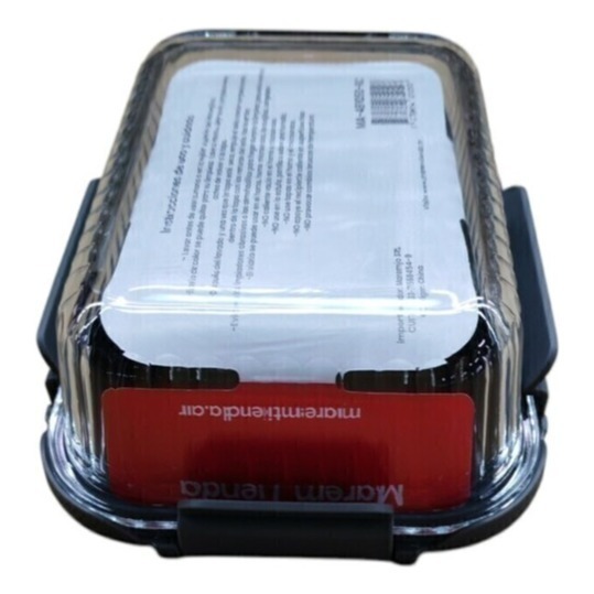 Pote Vidrio Hermetico Rectangular Horno Frezzer 1050 ml