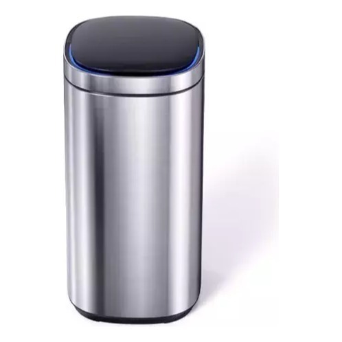 Cesto De Acero Mate Apertura Automatica Cierre Suave 12 L