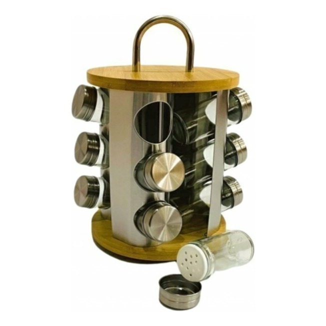 Especiero Giratorio X12 Frascos especies cocina