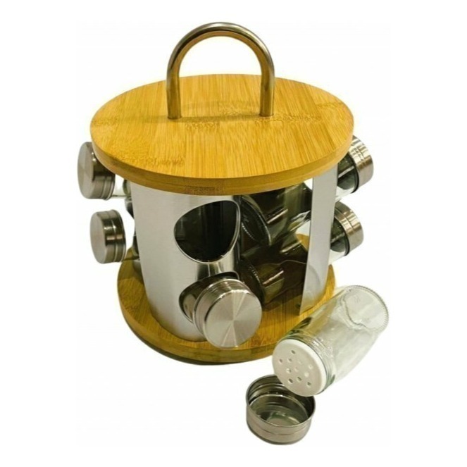 Especiero Giratorio X8 Frascos especies cocina