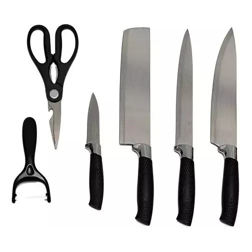 Set De Cuchillos Chef 6 Piezas Profesional Varios Diseños