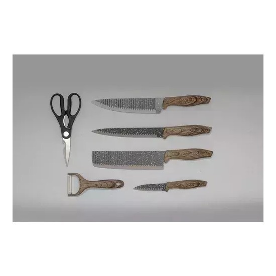 Set De Cuchillos Chef 6 Piezas Profesional Varios Diseños