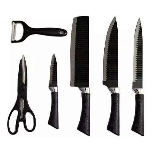 Set De Cuchillos Chef 6 Piezas Profesional Varios Diseños