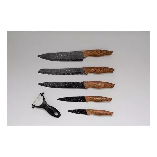 Set De Cuchillos Chef 6 Piezas Profesional Varios Diseños