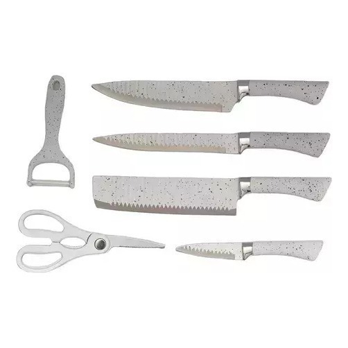 Set De Cuchillos Chef 6 Piezas Profesional Varios Diseños