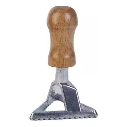 Marcador Para Pasta Triangular Mango Madera Ravioles