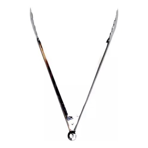 Pinza Acero Inoxidable Parrillera De 30 Cm Gastronómica