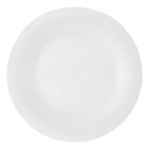 Plato Postre Playo Vidrio Opal 20,5 Cm Redondo Carol