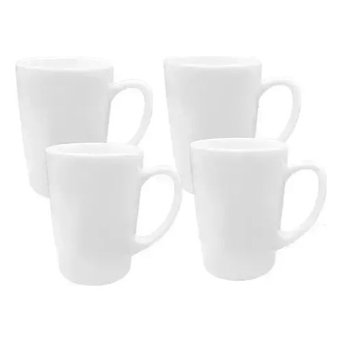 Taza Jarro Mug Carol Vidrio Opal Templado 350 Ml