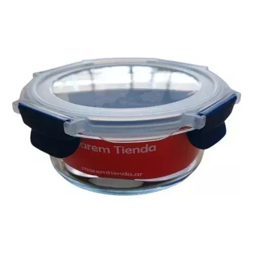 Tuper Vidrio Hermetico Redondo Horno Frezzer Microondas M