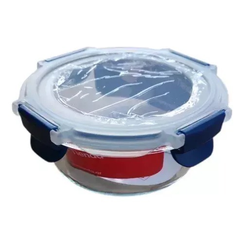 Tuper Vidrio Hermetico Redondo Horno Frezzer Microondas C