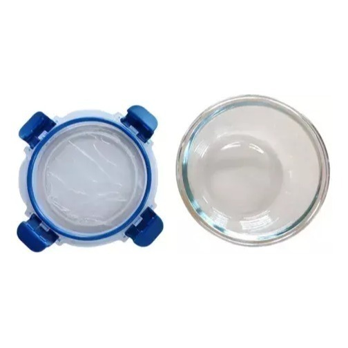 Tuper Vidrio Hermetico Redondo Horno Frezzer Microondas C