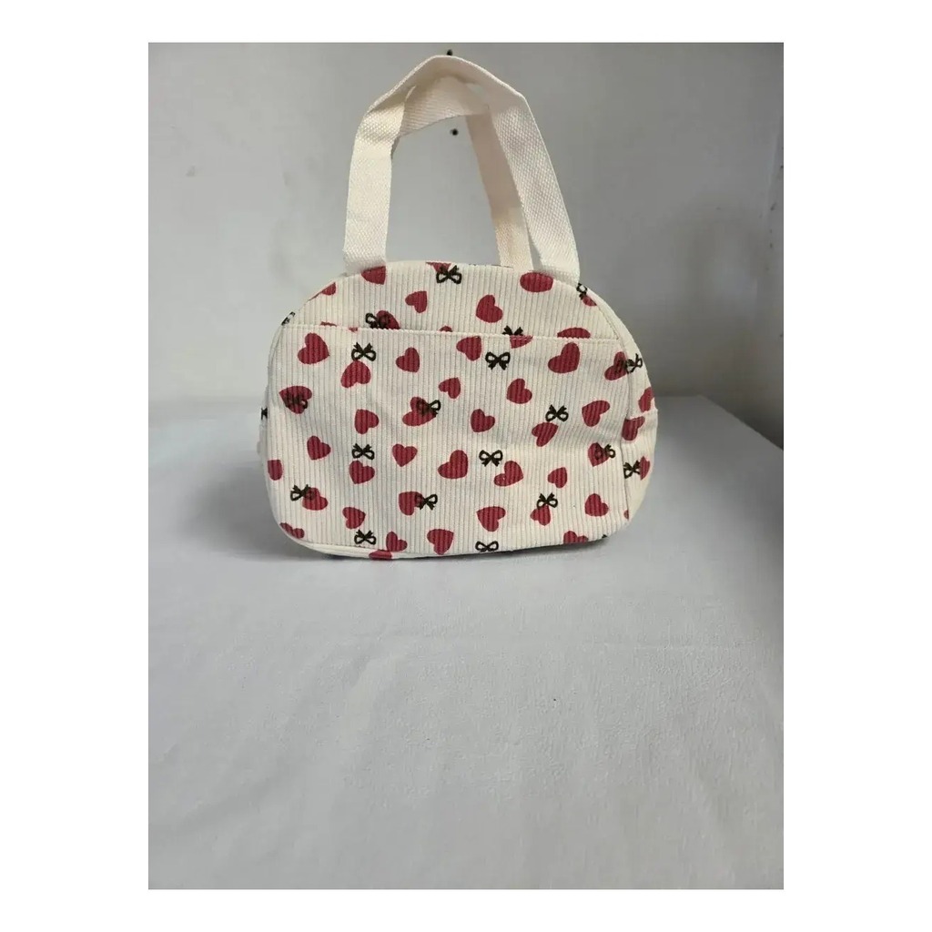 Lunchera Térmica Corderoy Bolso Vianda Kawaii Varios Motivos