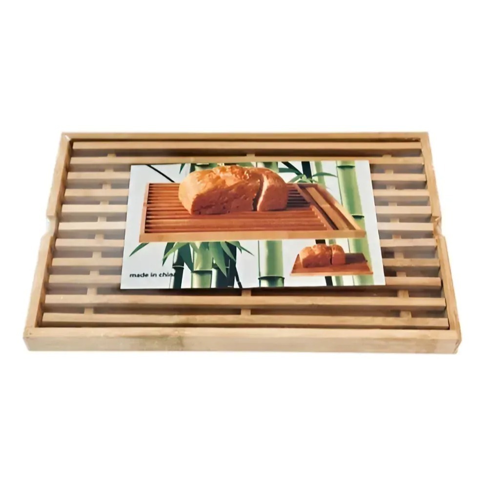 Tabla Madera De Corte Bambu Para Pan